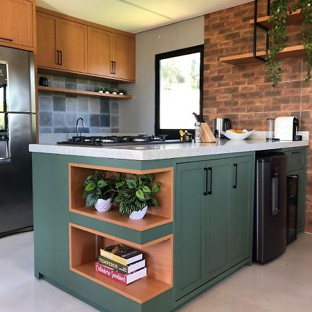 Casa Por Do Sol Com Banheira De Hidromassagem Villa Urubici Luaran gambar