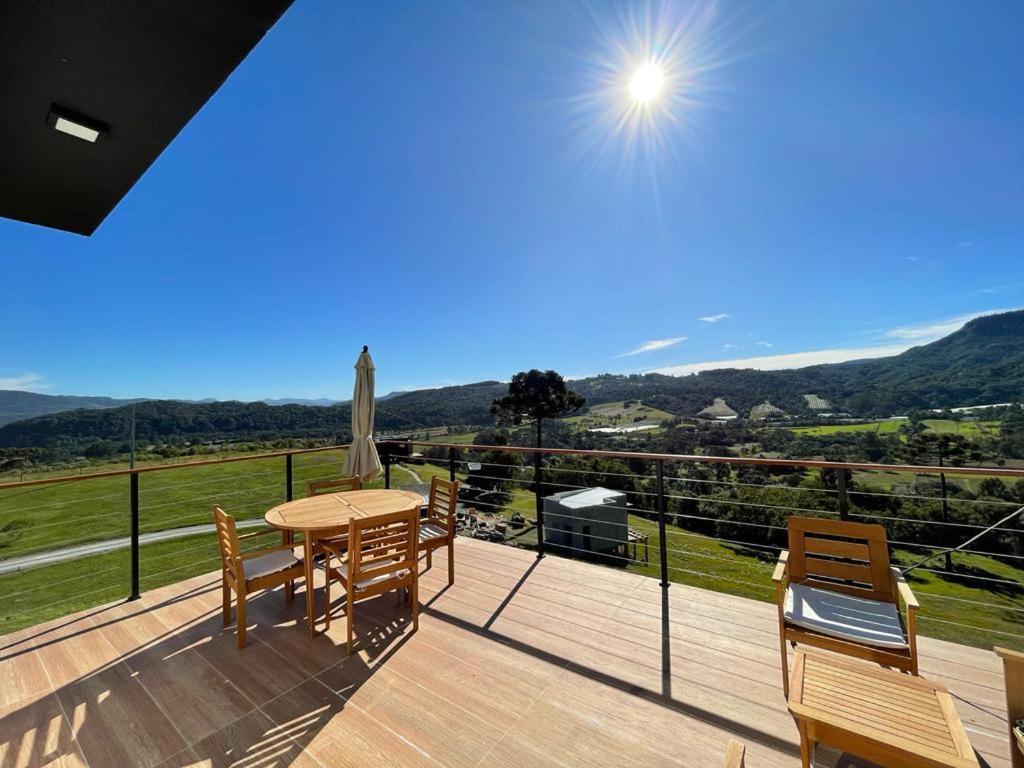 Casa Por Do Sol Com Banheira De Hidromassagem Villa Urubici Luaran gambar