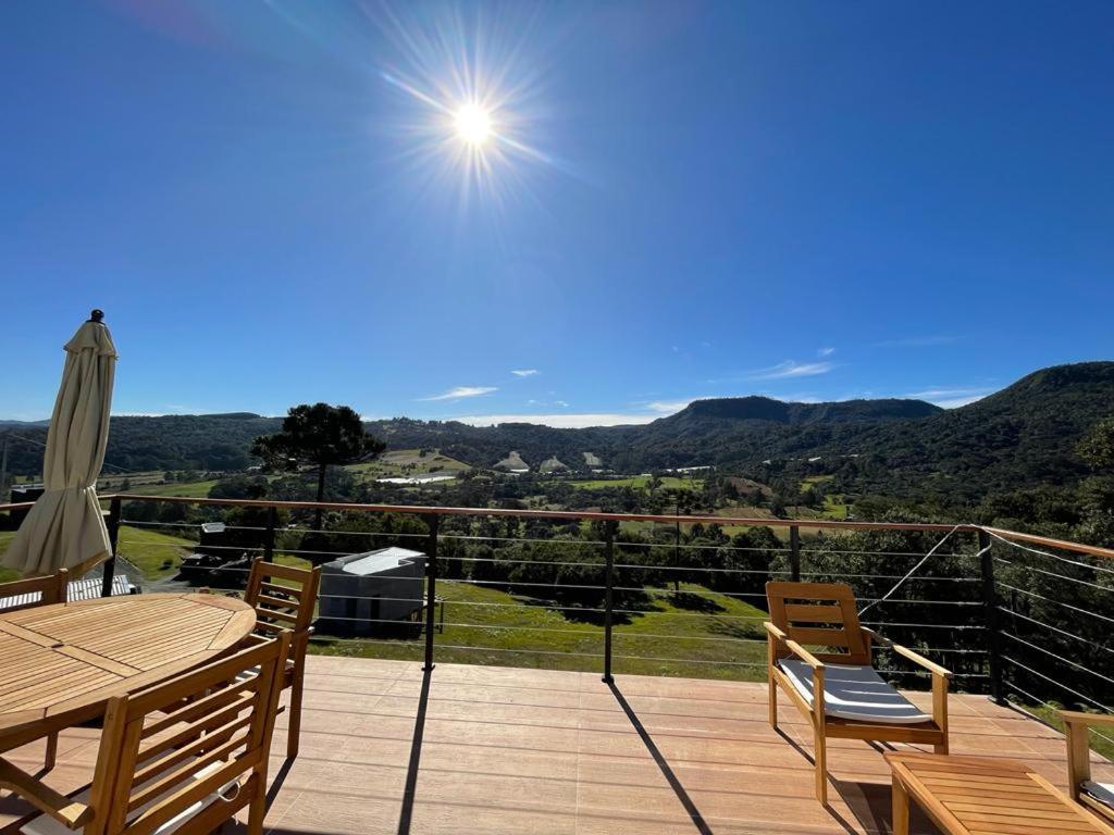 Casa Por Do Sol Com Banheira De Hidromassagem Villa Urubici Luaran gambar