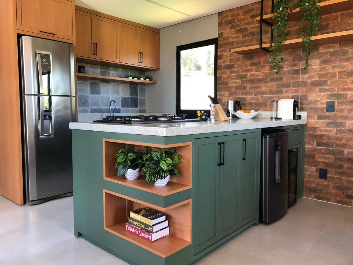 Casa Por Do Sol Com Banheira De Hidromassagem Villa Urubici Luaran gambar
